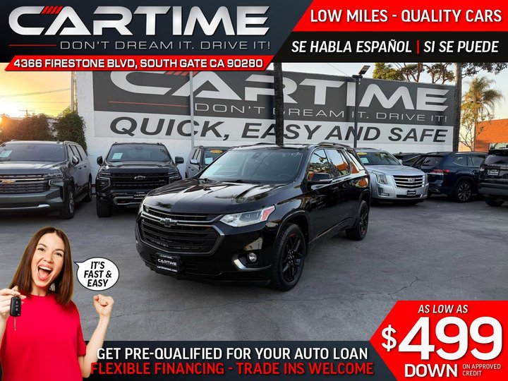 2019 CHEVROLET TRAVERSE PREMIER for sale in SOUTH GATE