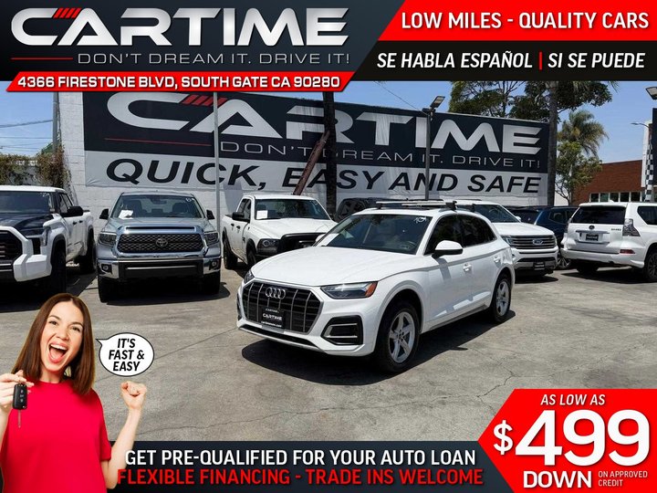 2021 AUDI Q5 45 TFSI PREMIUM for sale in SOUTH GATE