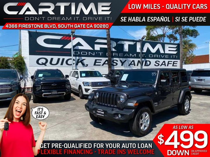 2021 JEEP WRANGLER UNLIMITED SPORT S for sale in SOUTH GATE