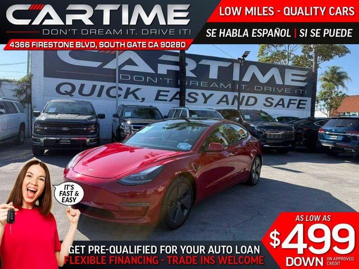 2021 TESLA MODEL 3 STANDARD RANGE PLUS for sale in SOUTH GATE