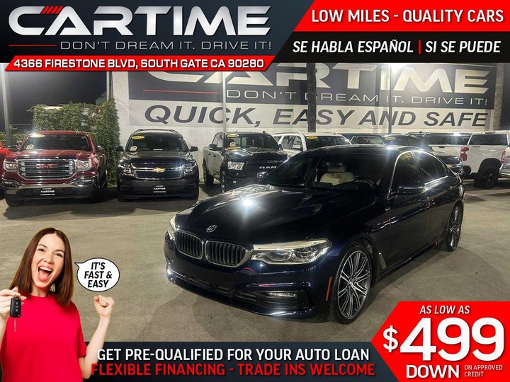 2017 BMW 5 SERIES for sale in SOUTH GATE