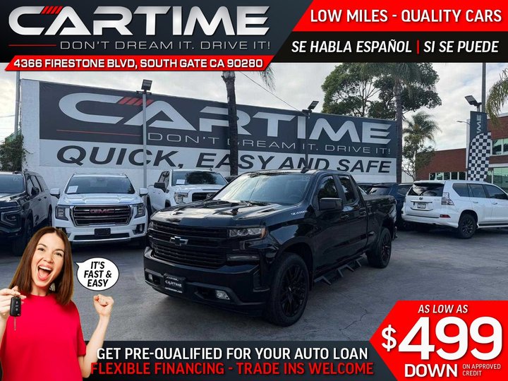 2019 CHEVROLET SILVERADO 1500 DOUBLE CAB RST PICKUP for sale in SOUTH GATE