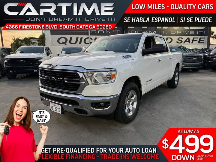 2019 RAM 1500 CREW CAB BIG HORN for sale in SOUTH GATE