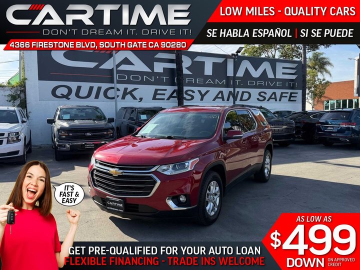 2021 CHEVROLET TRAVERSE LT SPORT for sale in SOUTH GATE