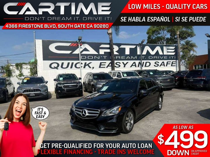 2015 MERCEDES-BENZ E-CLASS TURBO DSL for sale in SOUTH GATE