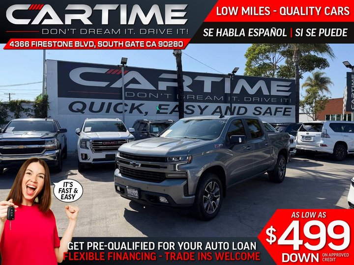 2021 CHEVROLET SILVERADO 1500 CREW CAB RST PICKUP for sale in SOUTH GATE