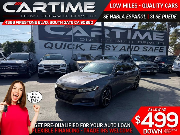 2018 HONDA ACCORD for sale in SOUTH GATE