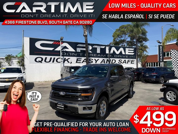 2025 FORD F150 SUPERCREW CAB for sale in SOUTH GATE