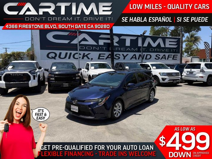 2021 TOYOTA COROLLA LE for sale in SOUTH GATE