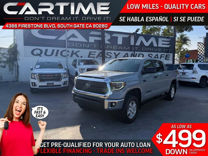 2020 TOYOTA TUNDRA CREWMAX SR5 for sale in SOUTH GATE