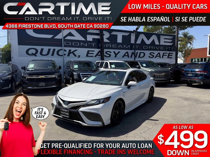 2021 TOYOTA CAMRY HYBRID XSE for sale in SOUTH GATE