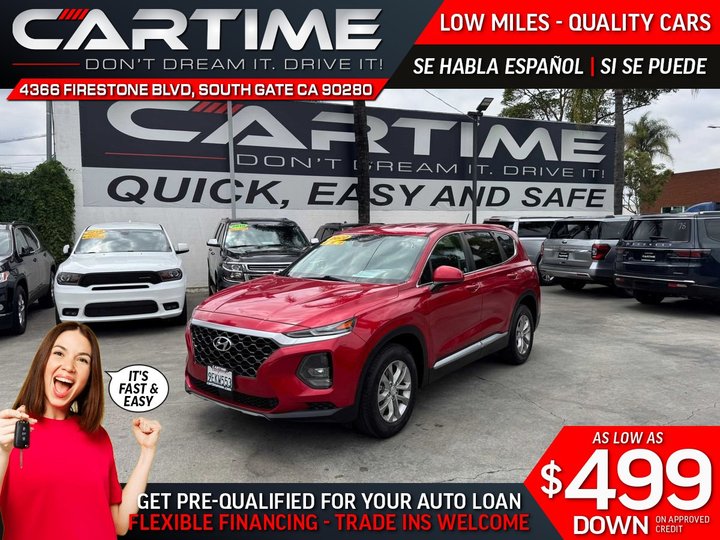 2020 HYUNDAI SANTA FE SE SPORT for sale in SOUTH GATE