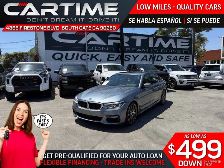2018 BMW 5 SERIES 540I for sale in SOUTH GATE