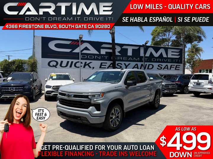 2024 CHEVROLET SILVERADO 1500 CREW CAB RST for sale in SOUTH GATE