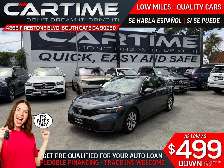 2025 HONDA CIVIC LX for sale in SOUTH GATE