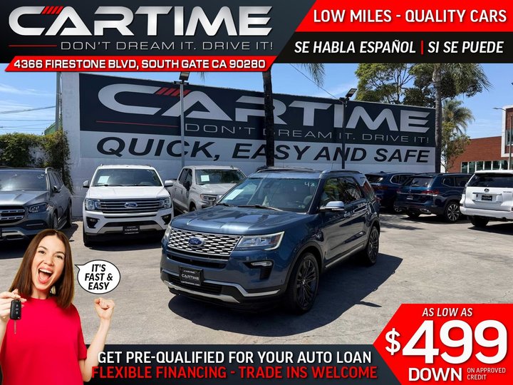 2019 FORD EXPLORER PLATINUM for sale in SOUTH GATE