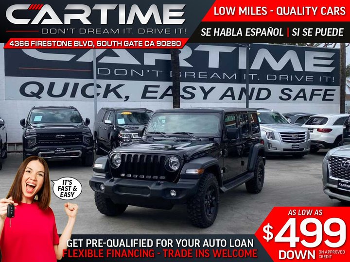 2018 JEEP WRANGLER UNLIMITED for sale in SOUTH GATE