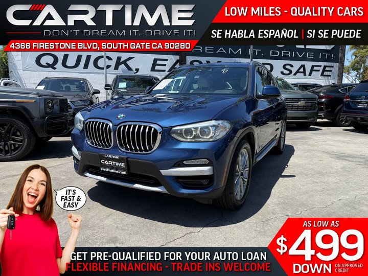 2018 BMW X3 XDRIVE30I SPORT for sale in SOUTH GATE