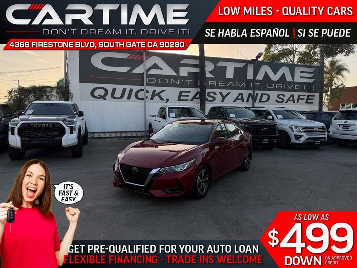 2022 NISSAN SENTRA SV for sale in SOUTH GATE