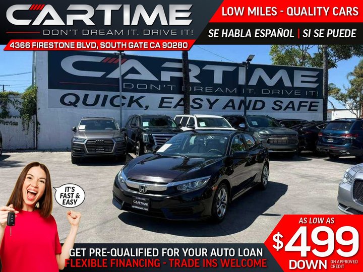 2018 HONDA CIVIC LX SEDAN for sale in SOUTH GATE