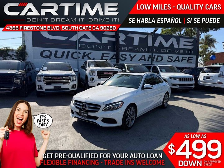 2018 MERCEDES-BENZ C-CLASS C 300 for sale in SOUTH GATE