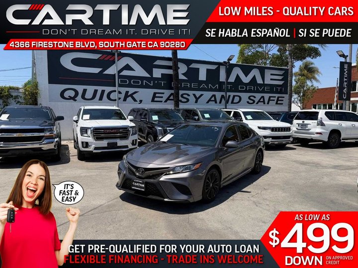 2019 TOYOTA CAMRY SE SEDAN 4D for sale in SOUTH GATE