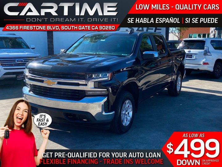 2020 CHEVROLET SILVERADO 1500 CREW CAB for sale in SOUTH GATE