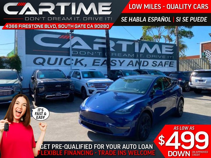 2025 TESLA MODEL Y LONG RANGE for sale in SOUTH GATE
