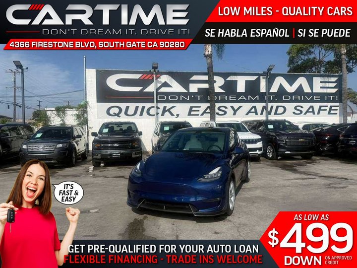 2021 TESLA MODEL Y LONG RANGE for sale in SOUTH GATE