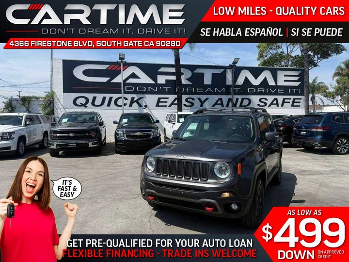 2018 JEEP RENEGADE TRAILHAWK SPORT for sale in SOUTH GATE