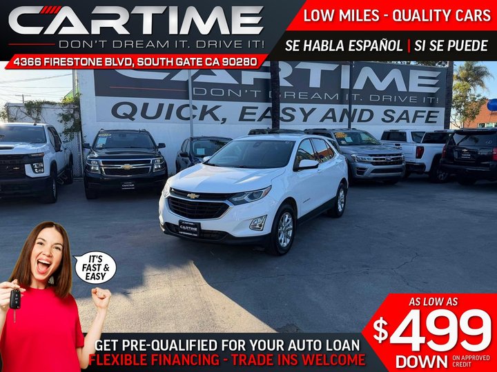 2020 CHEVROLET EQUINOX LT for sale in SOUTH GATE