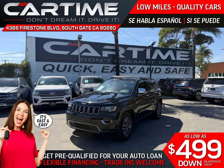 2020 JEEP GRAND CHEROKEE LIMITED for sale in SOUTH GATE
