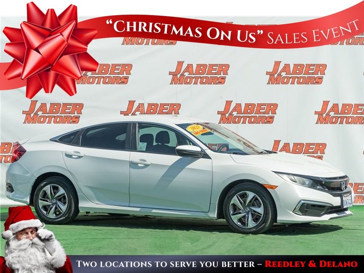 WHITE, 2021 HONDA CIVIC Image 