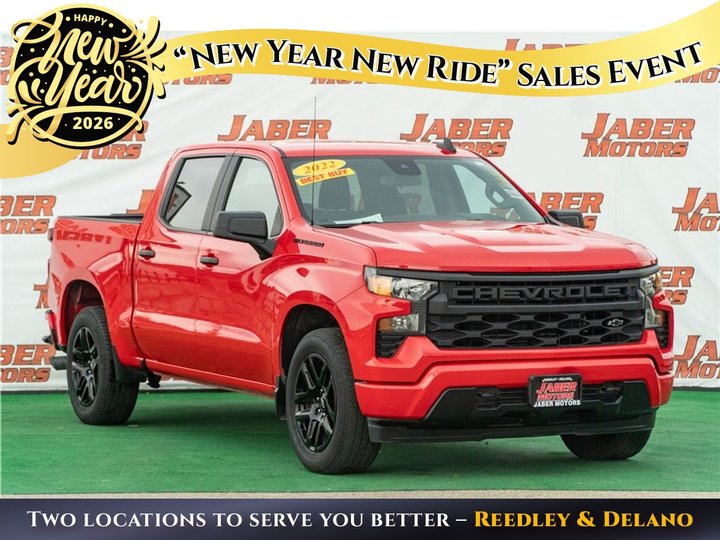 2022 CHEVROLET SILVERADO 1500 CREW CAB for sale in REEDLEY