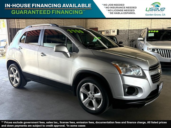 2015 CHEVROLET TRAX for sale in GARDEN GROVE