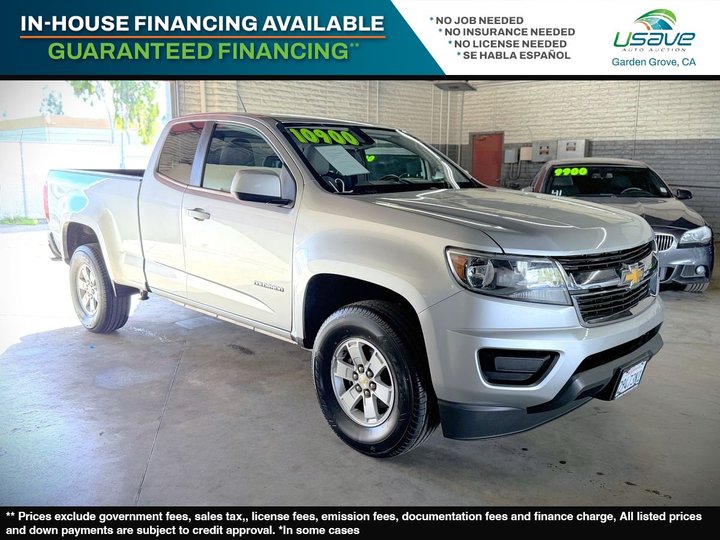 SILVER, 2015 CHEVROLET COLORADO EXTENDED CAB Image 