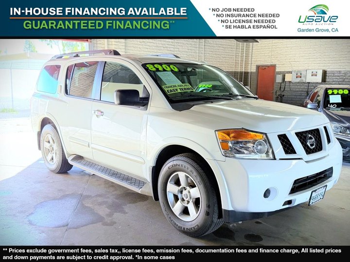 PEARL WHITE, 2013 NISSAN ARMADA Image 