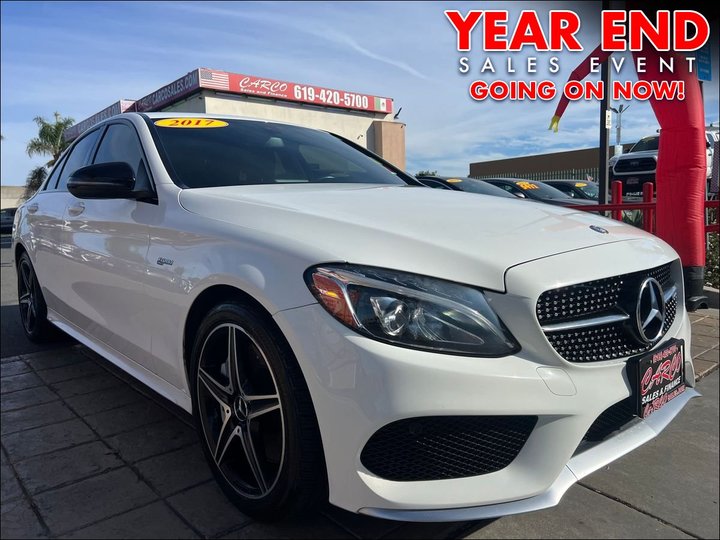 WHITE, 2017 MERCEDES-BENZ MERCEDES-AMG C-CLASS Image 