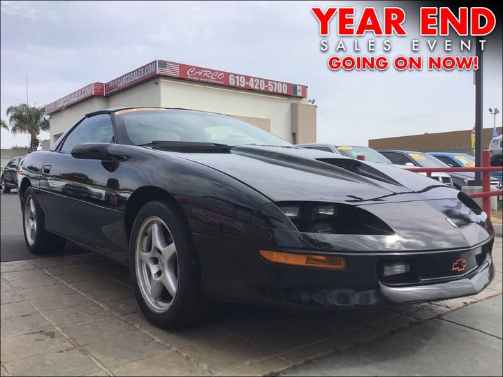 BLACK, 1996 CHEVROLET CAMARO Image 