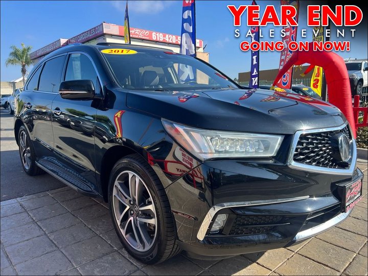 BLACK, 2017 ACURA MDX Image 