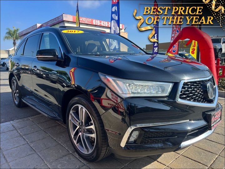 BLACK, 2017 ACURA MDX Image 