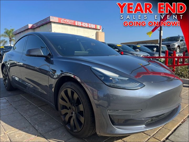 GRAY, 2022 TESLA MODEL 3 Image 