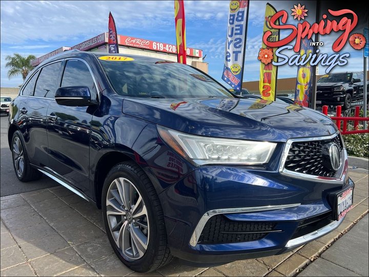 2017 ACURA MDX for sale in CHULA VISTA
