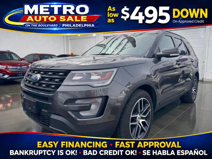 2017 FORD EXPLORER for sale in PHILADELPHIA