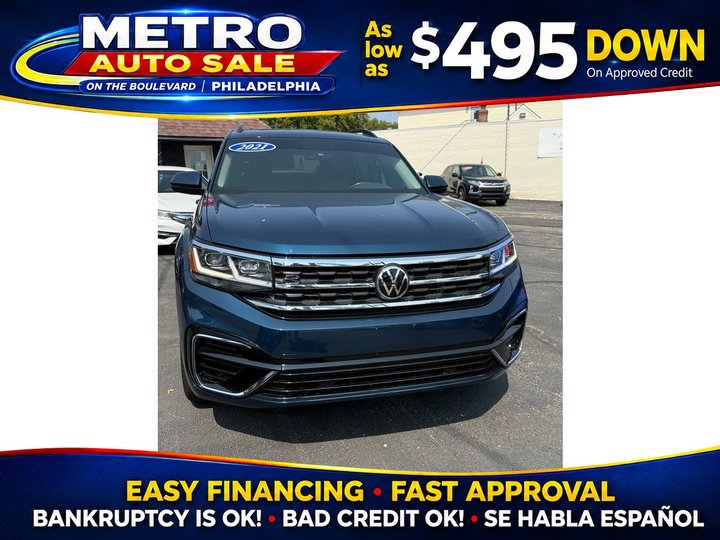 2021 VOLKSWAGEN ATLAS for sale in PHILADELPHIA