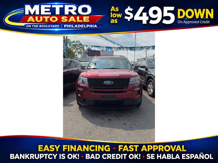 2018 FORD EXPLORER for sale in PHILADELPHIA