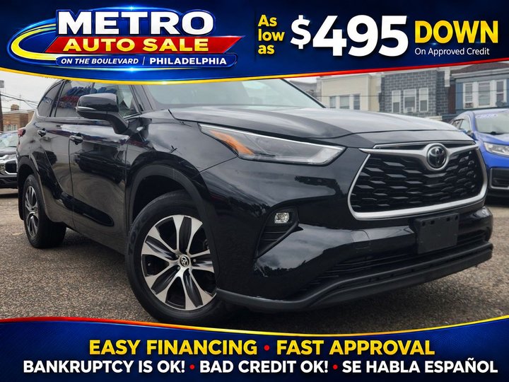 2022 TOYOTA HIGHLANDER for sale in PHILADELPHIA