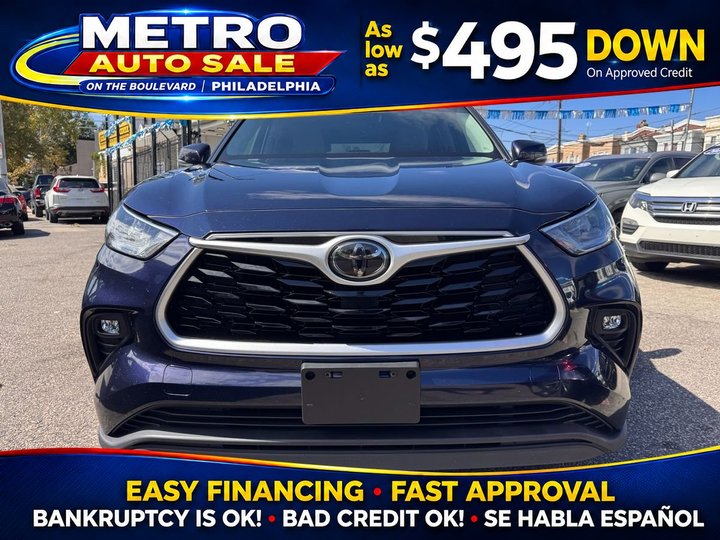 2022 TOYOTA HIGHLANDER for sale in PHILADELPHIA