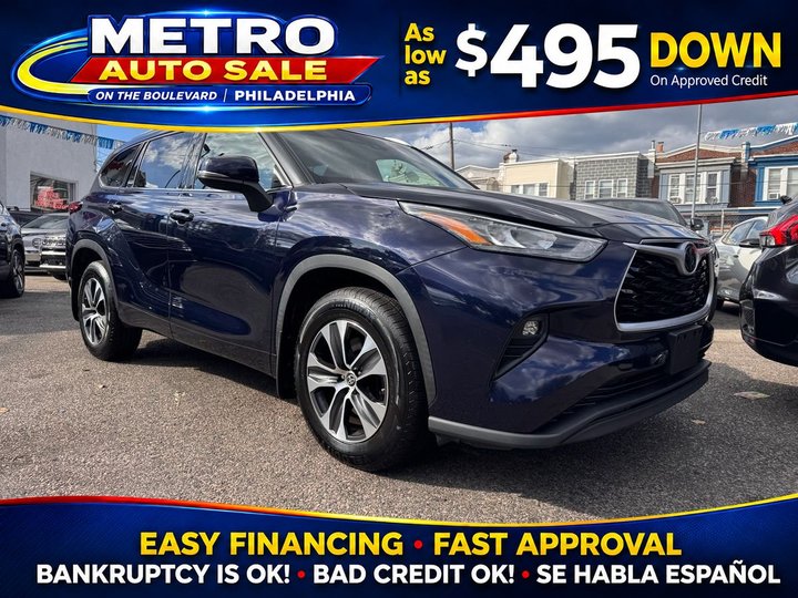 2020 TOYOTA HIGHLANDER for sale in PHILADELPHIA