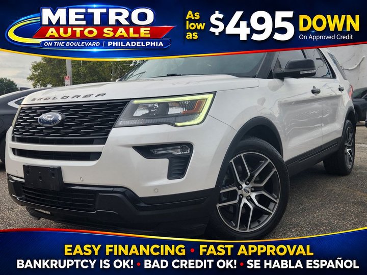 2018 FORD EXPLORER for sale in PHILADELPHIA